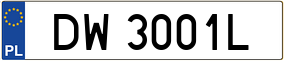 Truck License Plate